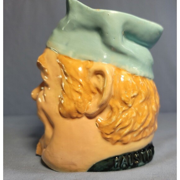 Toby Mug FALSTAFF Character Jug Vintage 5.5" with Raised Bushy Eyebrows - Picture 2 of 9